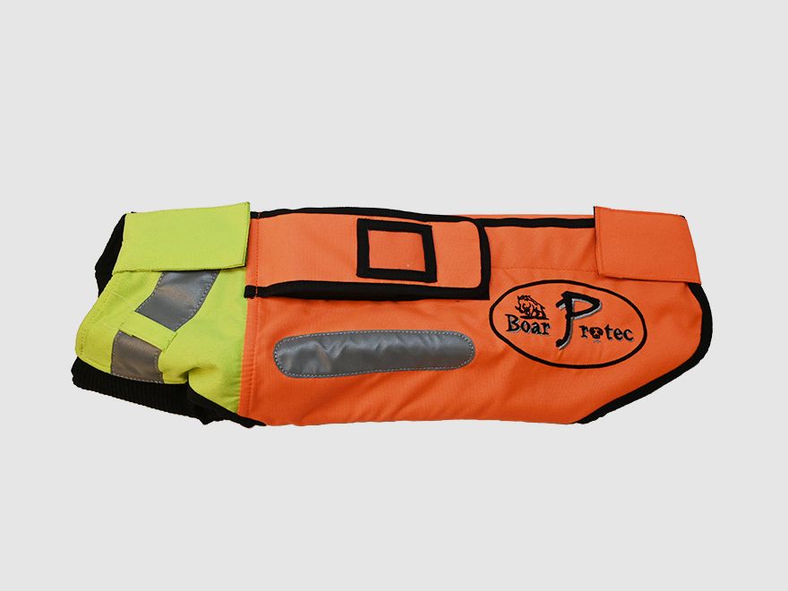 Hundeschutzweste Boar Protec Orange/Gelb