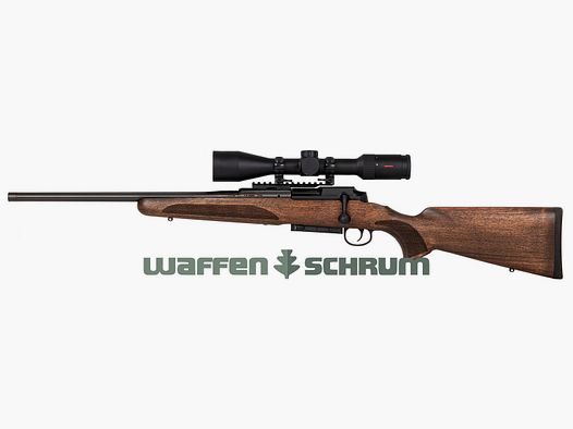 Mauser M25 Pure Komplettangebot Links / Mauser 25 Pure Set inkl. Zielfernrohr mit abnehmbarer Montage, optional Schalldämpfer