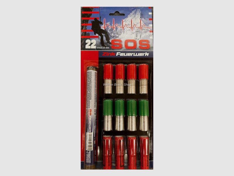 Zink SOS Sortiment 22 Teilig 15mm