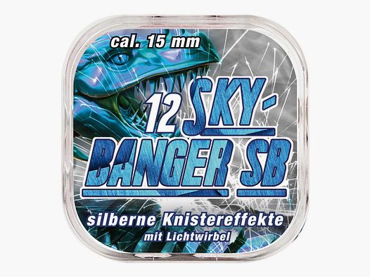 Sky Banger SB (a12) - silver crackling effects
