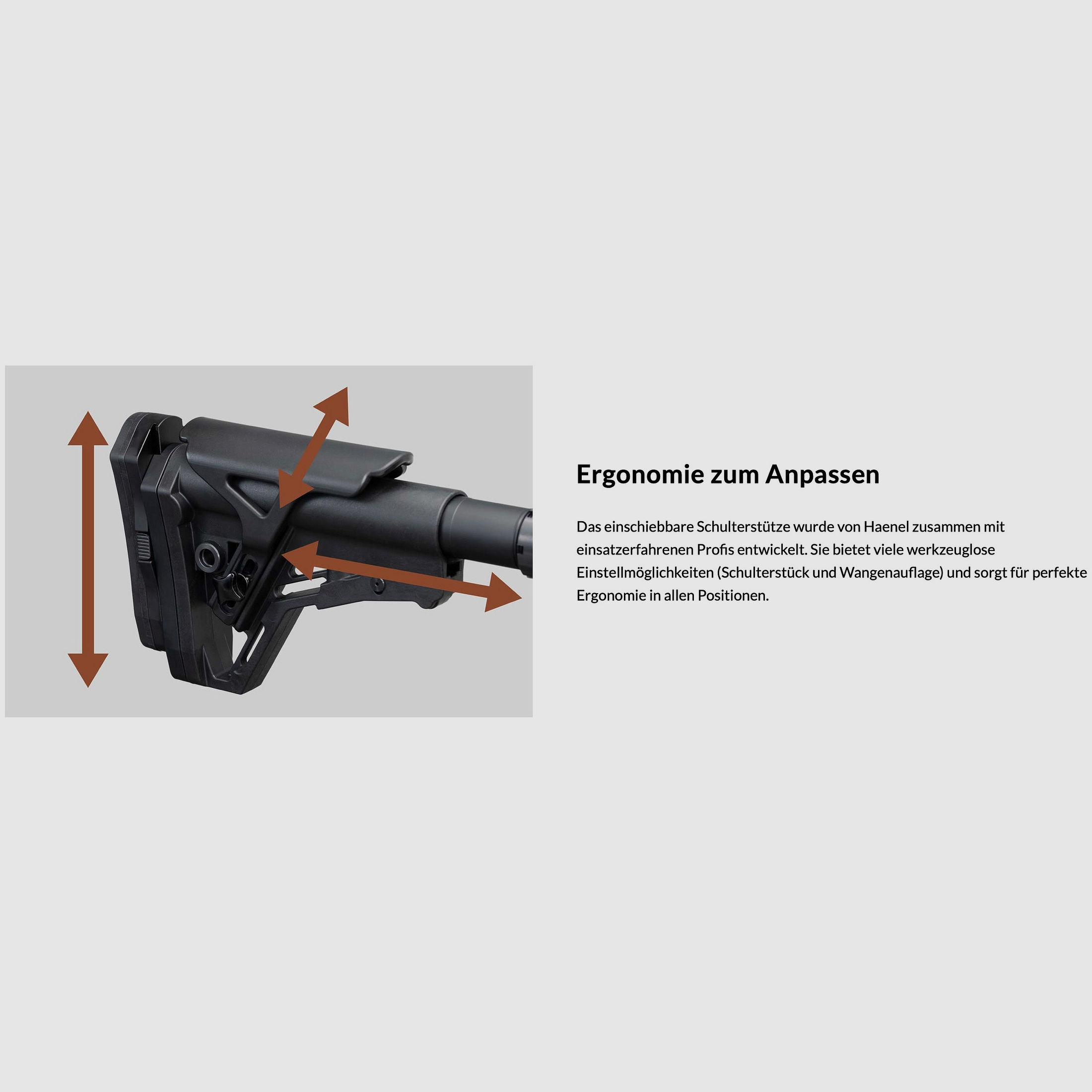 Haenel herhalingsgeweer LR/ONE .308 Win. 60 cm loop M15x1 schroefdraad