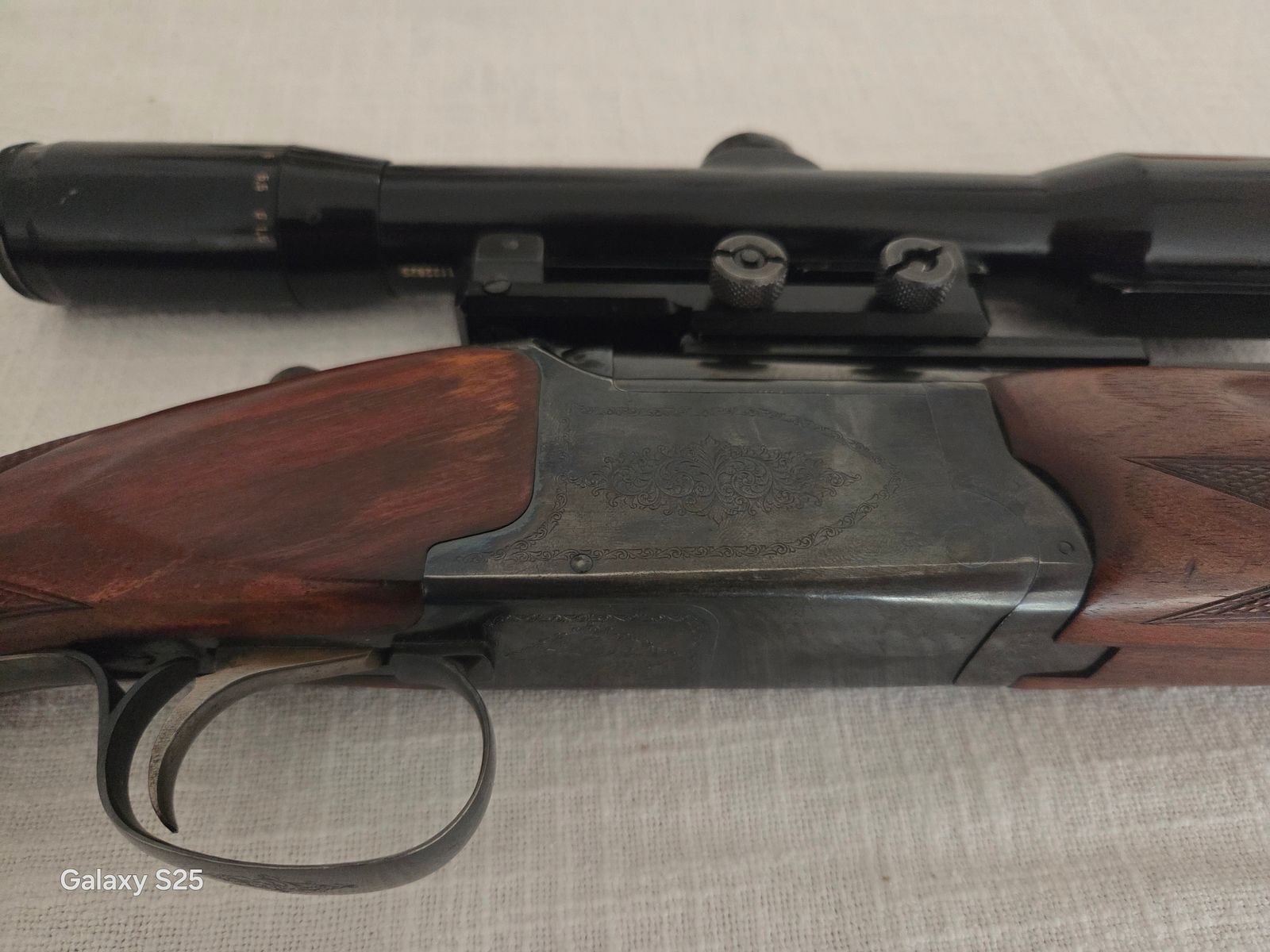 Bockflinte mit 2 Einsteckläufen im Kaliber 45/70 !