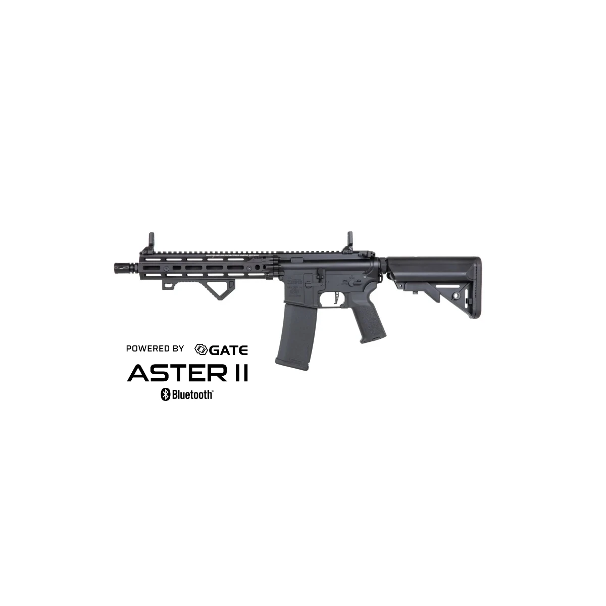 SA Daniel Defense® MK18 RIII M-LOK 10.5" (SA-P27 RIS III PRIME™ Aster II ETU BLDC™) Airsoft Karabin Wolno od 18 - Czarny -F-
