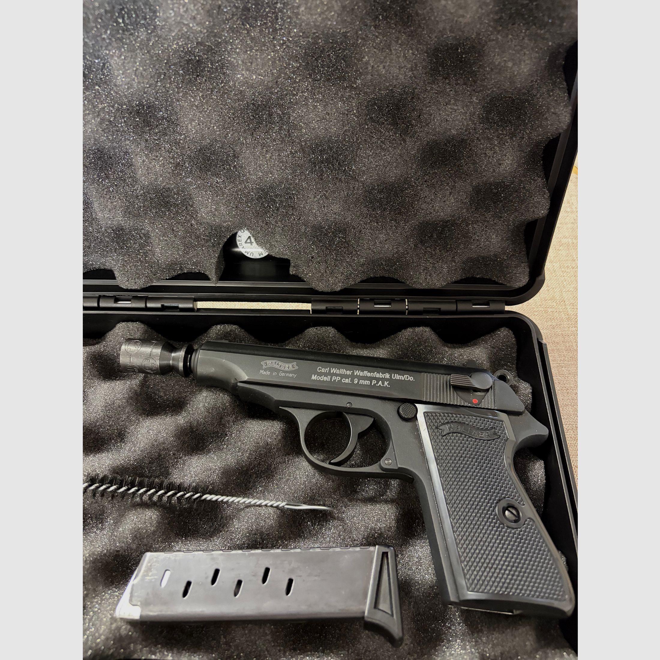 Walther PP P.A.K blank firing gun in top condition