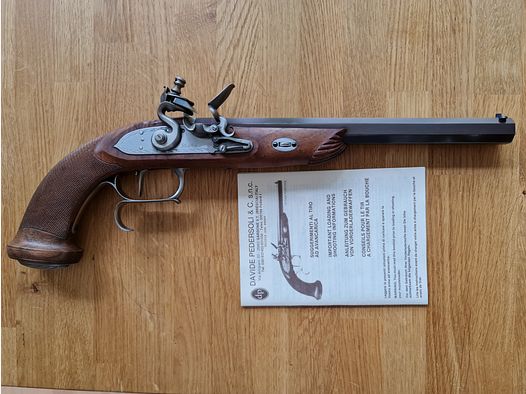 Davide Pedersoli Le Page Steinschloß Vorderlader Pistole Kaliber .44 