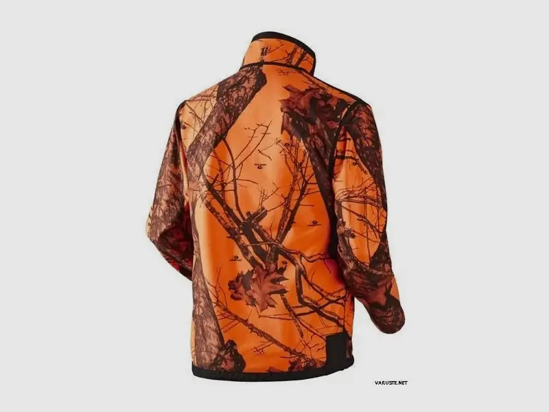 Harkila Grizzly Czarny / Mossy Oak Blaze Odwracalna Kurtka Fleece GORE® Windstopper., zdjęcie 4 z 4
