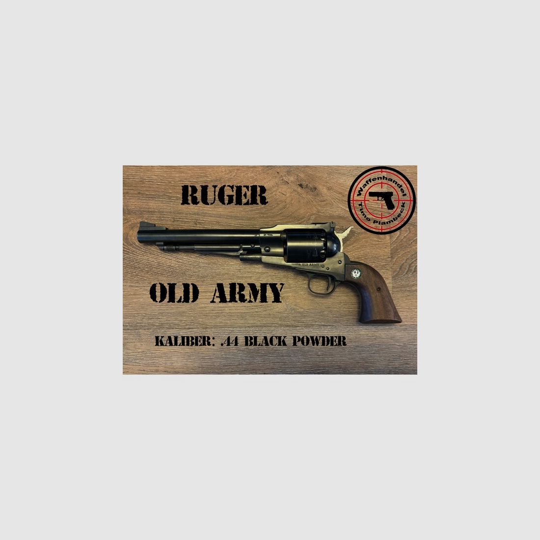 Perkussions-Revolver  Ruger  Mod. Old Army  im Kaliber .44 Black Powder