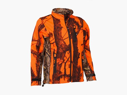 SOFTSHELL-JACKE – KIND – PERCUSSION – GHOSTCAMO