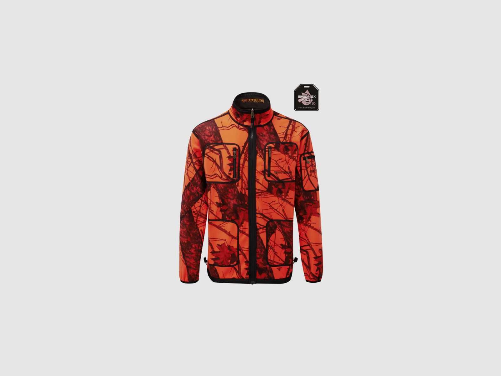 SHOOTERKING Softshell Herren Jacke 2 in 1 Mossy Blaze Orange
