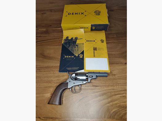 Wells Fargo Colt USA 1849 Argent Décor Neuf