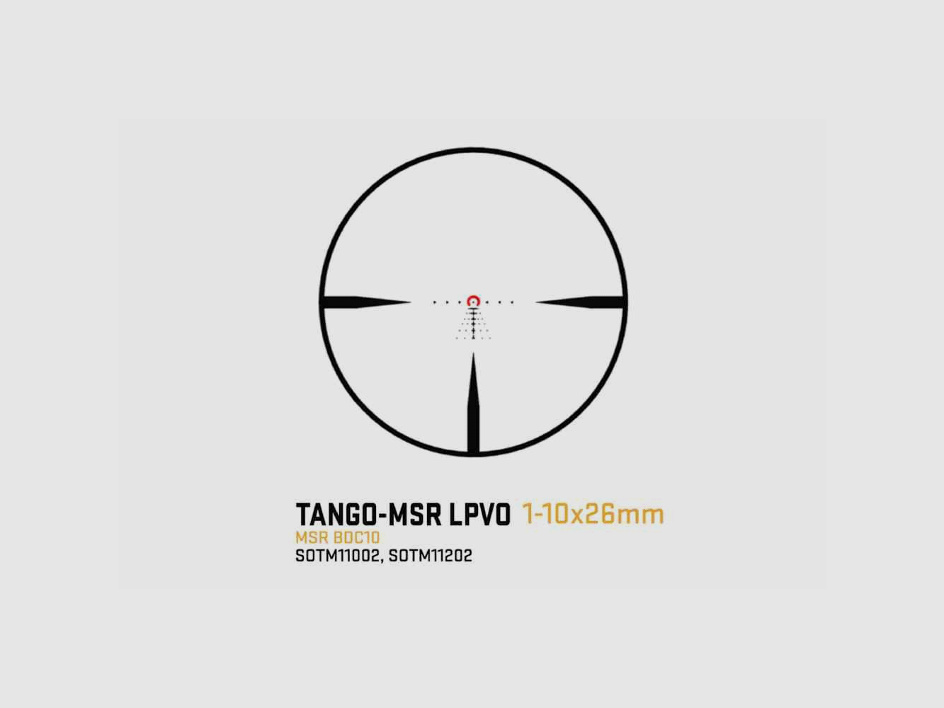 SIG SAUER TANGO-MSR 1-10×26 MSR BDC10 FFP