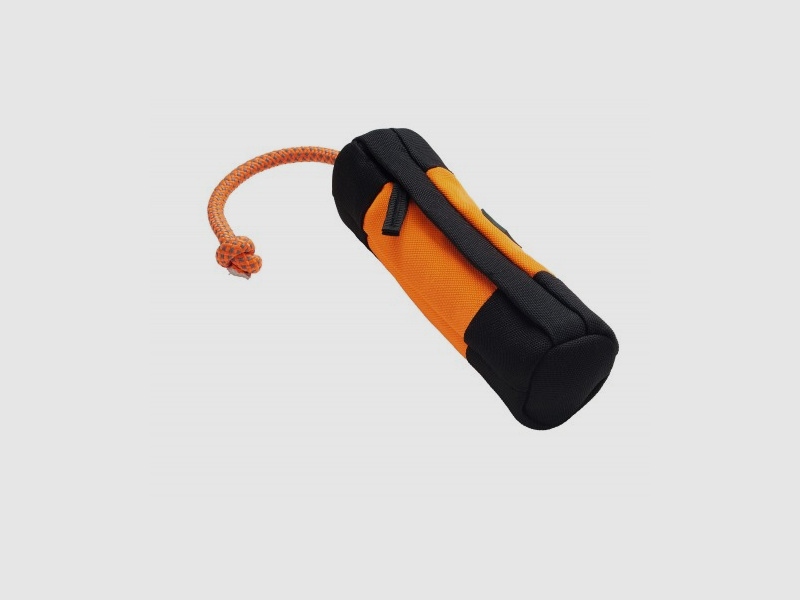 Hunter Snackdummy Trainer mit Seil Orange/Schwarz