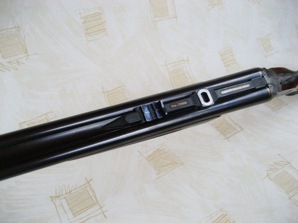 Ziegenhahn & Sohn, cerradura lateral, rifle doble de gran caza Big Five