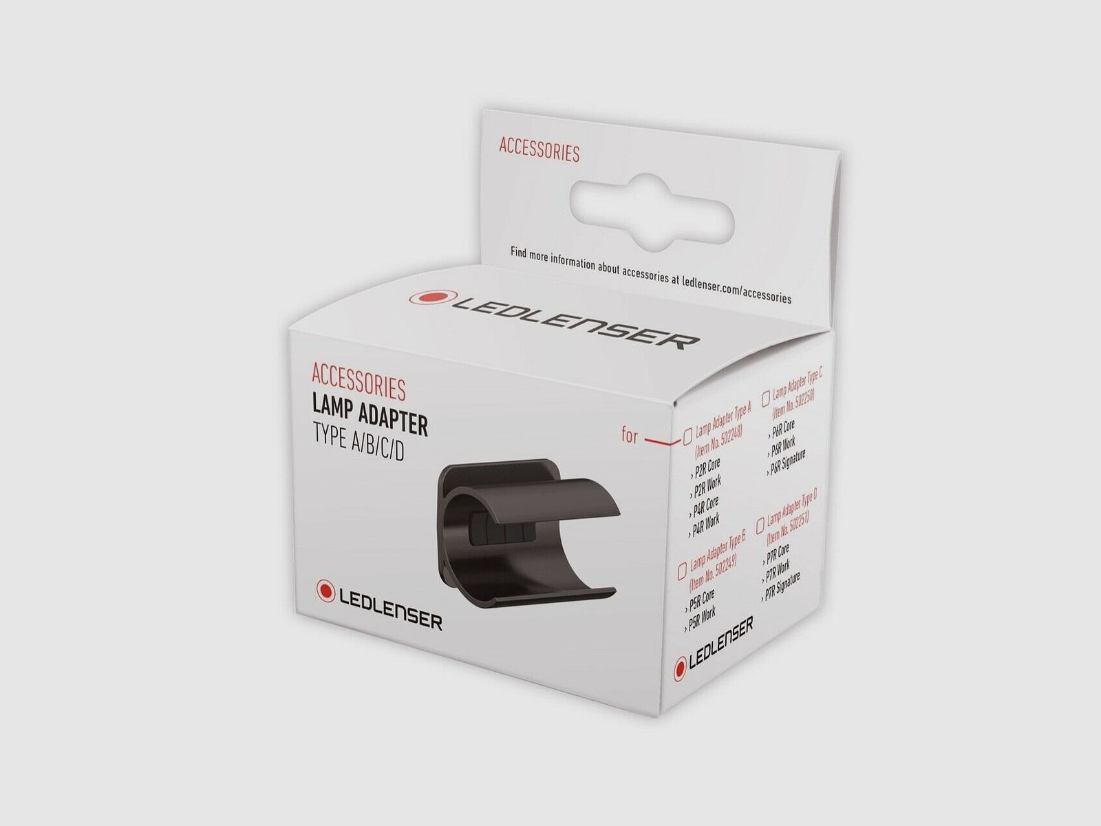 Ledlenser 502250 Connecting Lamp Adapter Type C passend für P6R Core, P6R Work, P6R Signature