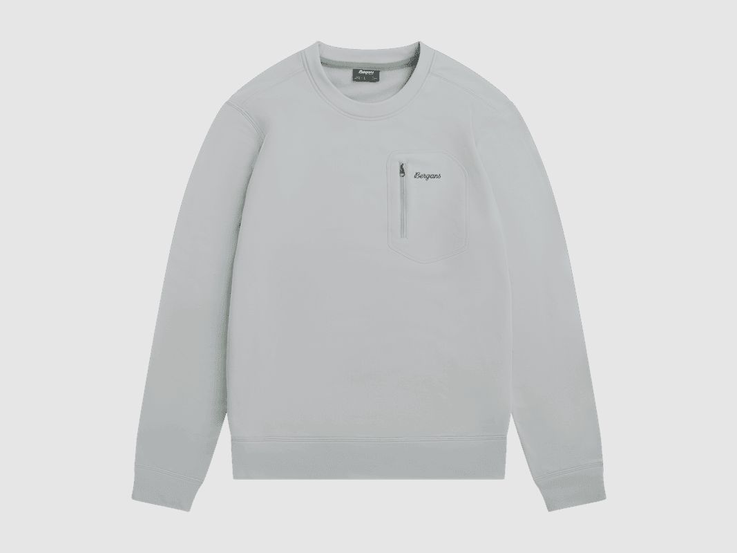 Bergans Midtli Midlayer Sweatshirt Mężczyźni Dried Sage XXL