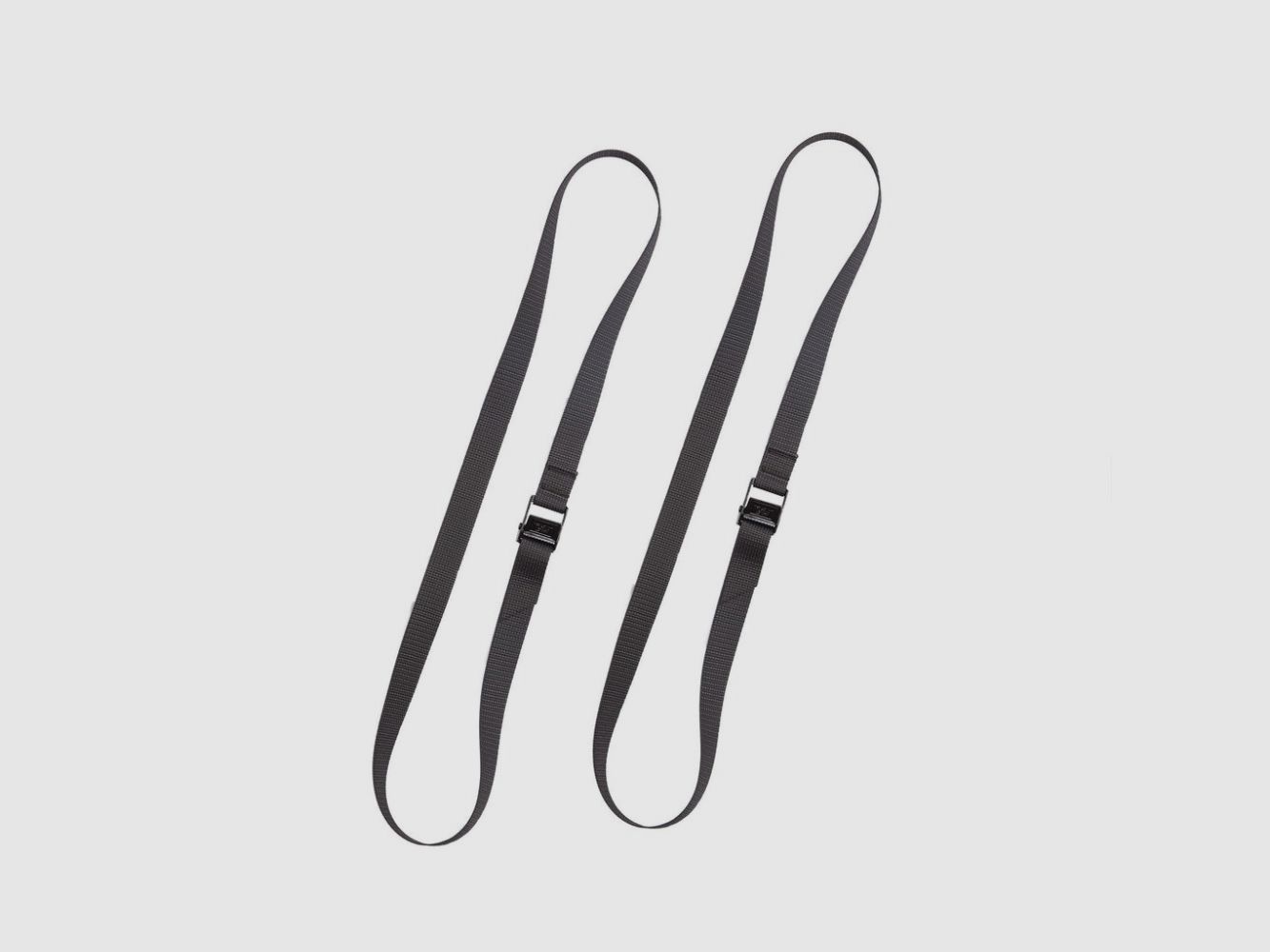 Savotta Pack straps cam buckle, 2 pcs, 120 cm, schwarz