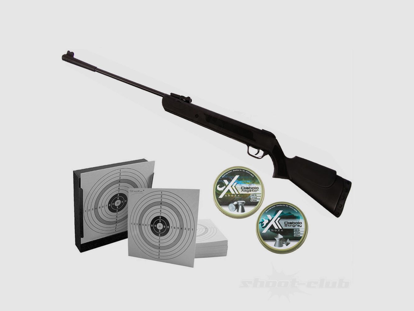 First Strike First Strike Bearhunter Gewehr 4,5 mm Diabolos Standard Set