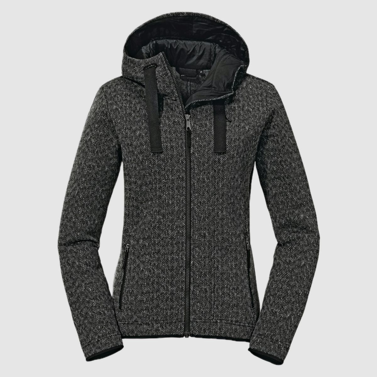 SCHÖFFEL Fleece Hoody Aurora L Zwart