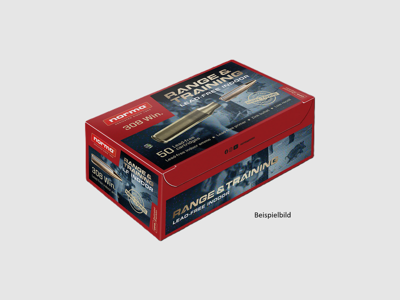 Norma 6.5 Creedmoor Range & Training 124gr/8g
