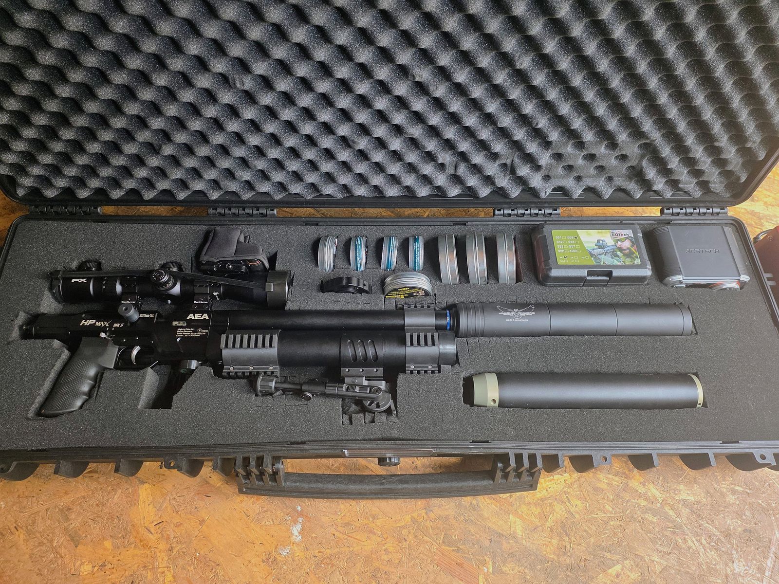 AEA HP Max MK 2 GoGun Komplettset inkl. Kompressor und hochwertigsten Zubehör 