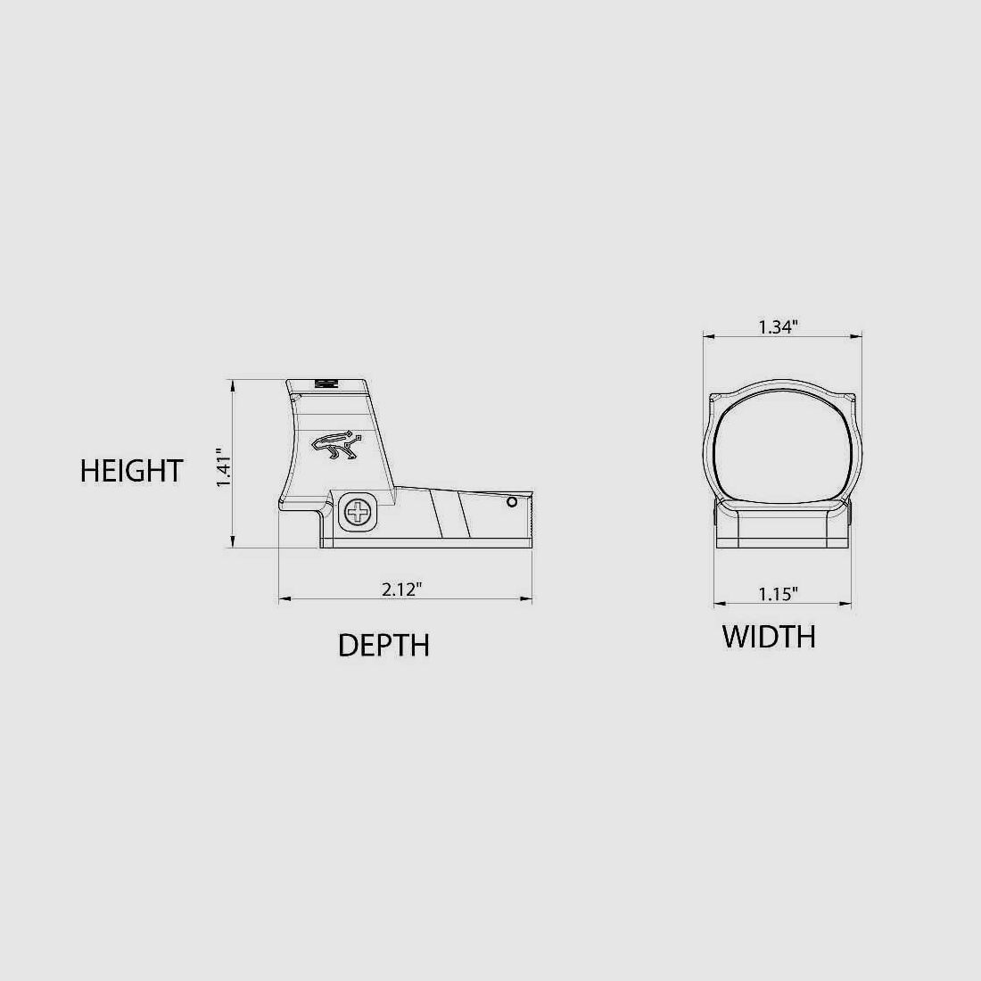 MECANIK MO3 Competition Reflex Sight, 6MOA