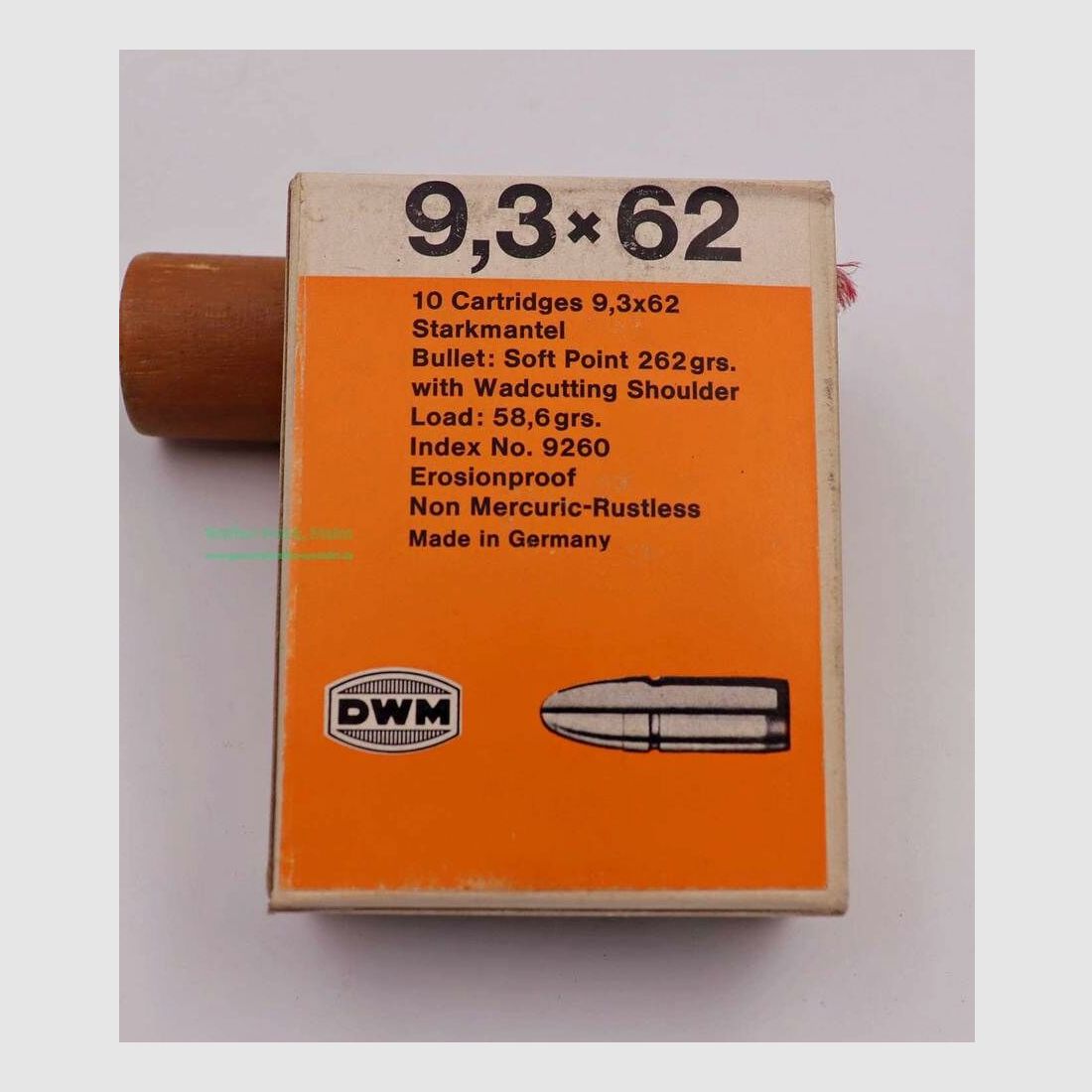 DWM, Berlin cartouches de fusil 9,3x62