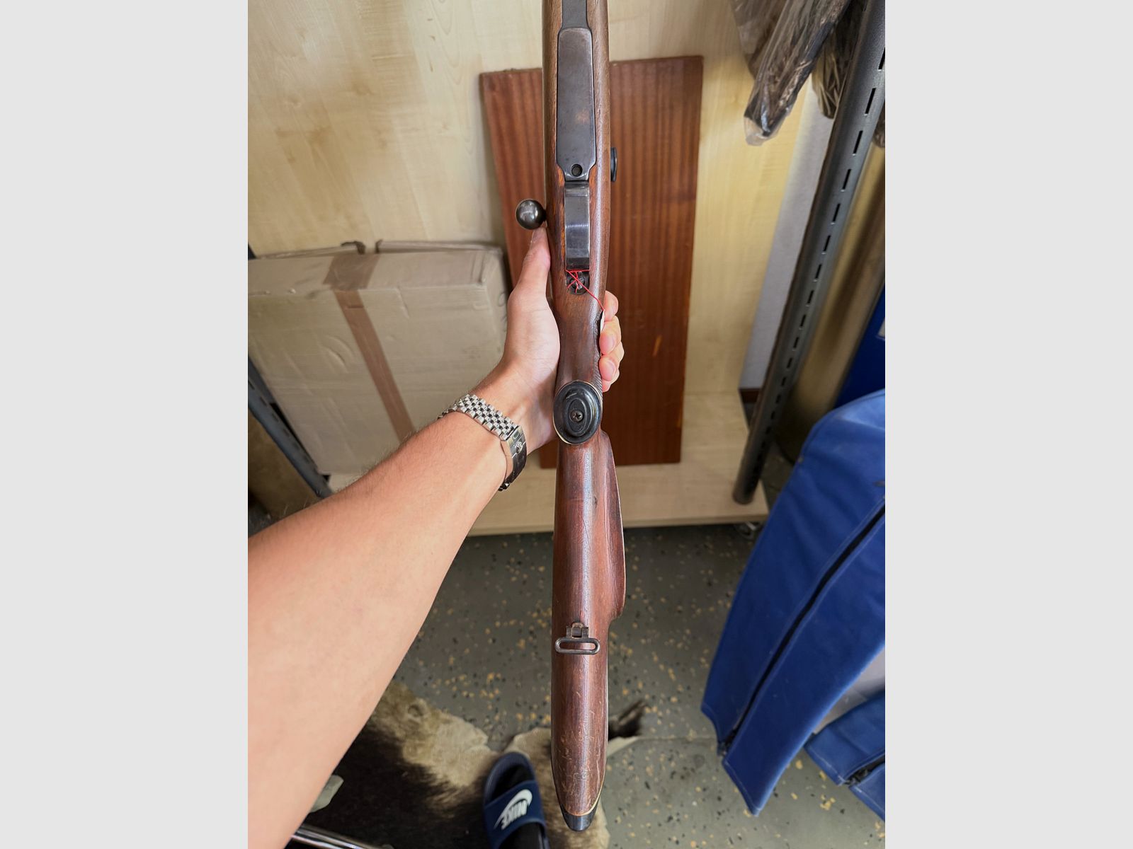 Repeating rifle Mauser 7x64 Zfr. 8x56 schmidt Bender illuminated reticle 4, afbeelding 10 van 11