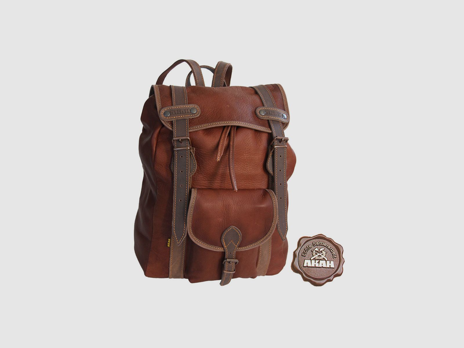 AKAH Wanderrucksack YAK-Leder