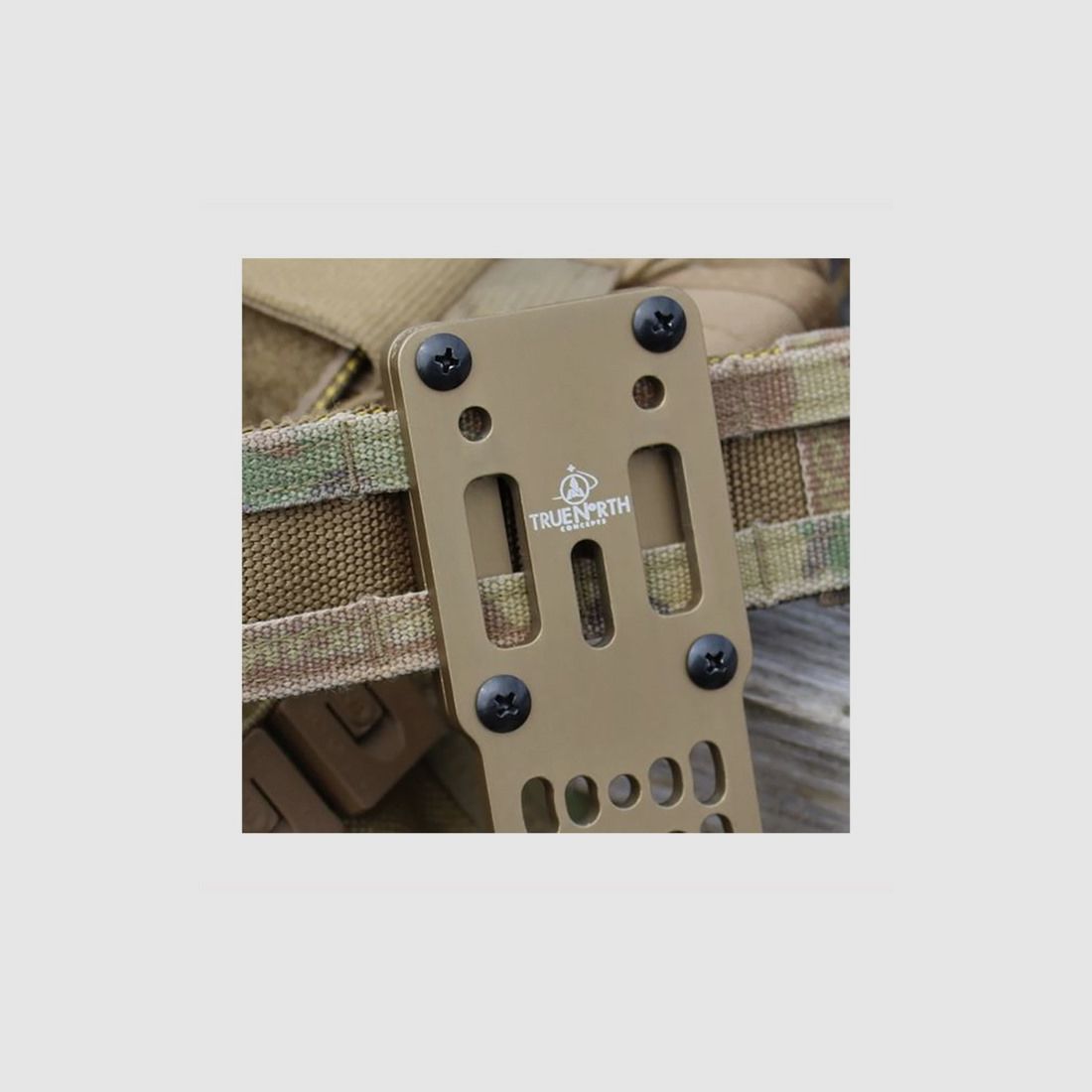 TRUE NORTH CONCEPTS ADAPTATEUR MODULAIRE POUR HOLSTER MARRON TERRE, image 2 sur 4