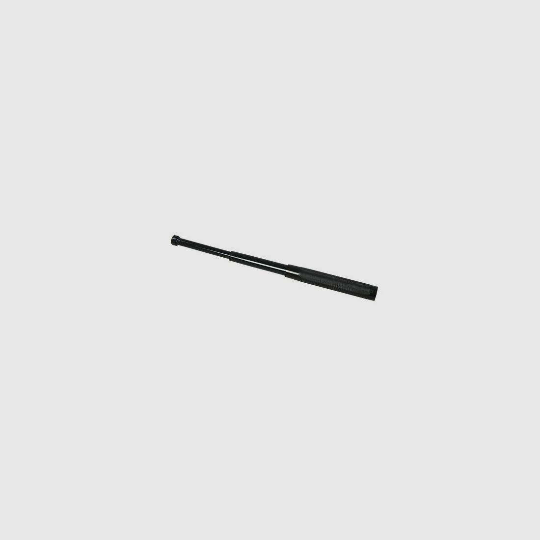 Mini Teleskop Schlagstock 13/30,5cm (12 Zoll) - Schwarz - auch als Kubotan verwendbar