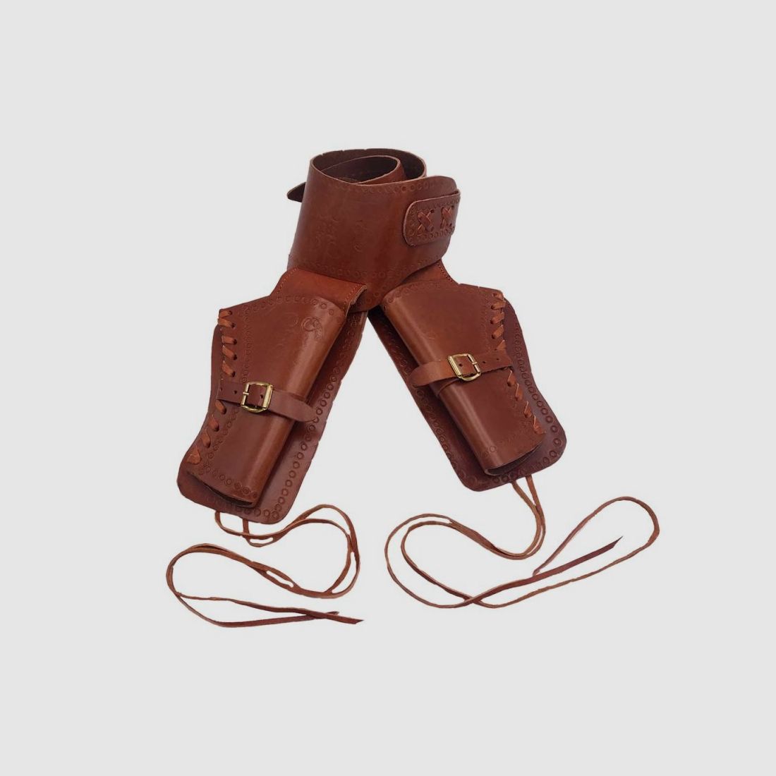 Western Doppel Leder Holster
