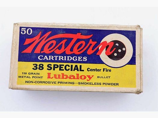Wester Cartridge Company, USA Revolvermunition .38Special