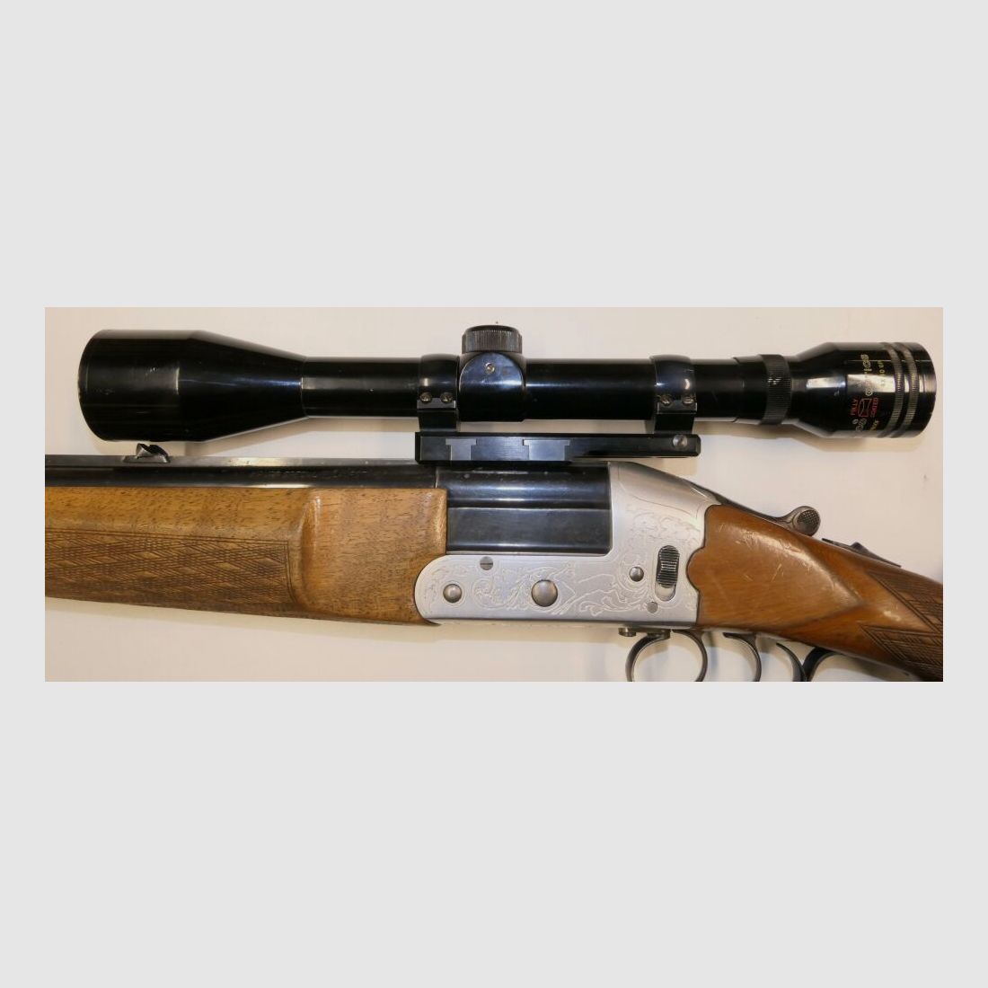 Heym used weapon Bockbüchsflinte Heym Mod22 SE in caliber 7x57R and 16/70 including ZF telescope sight Tasco Optic