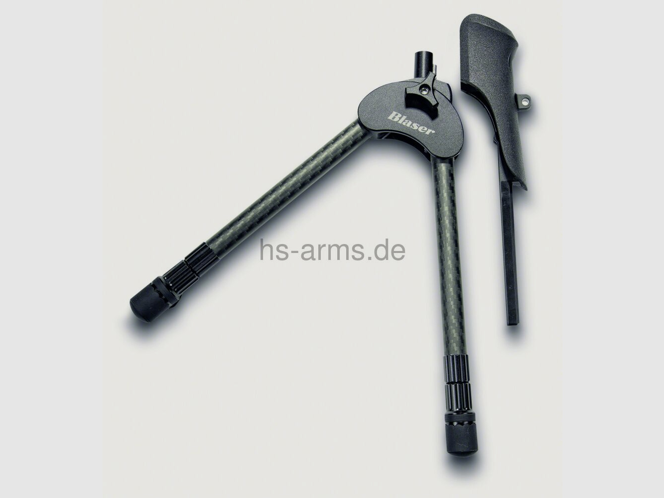 Blaser BiPod Carbon mit Vorderschaftabschluss für R8 Ultimate / Succes (Ø 19 / 22 mm)