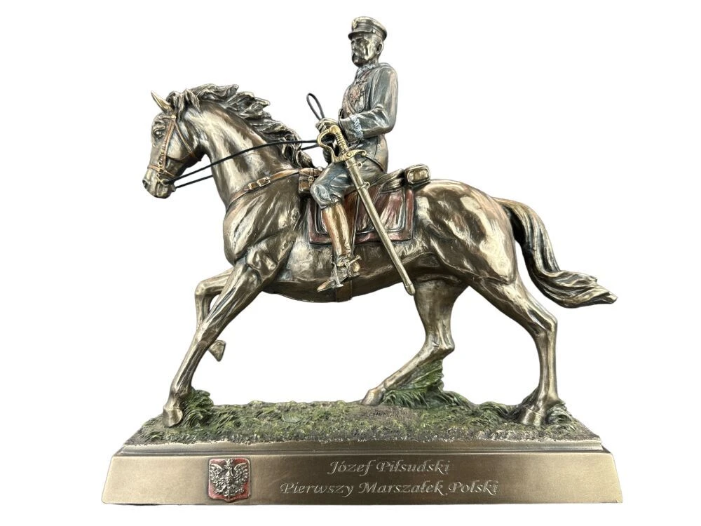 Exklusive Skulptur Figur Józef Piłsudski 28,0 cm, Veronese