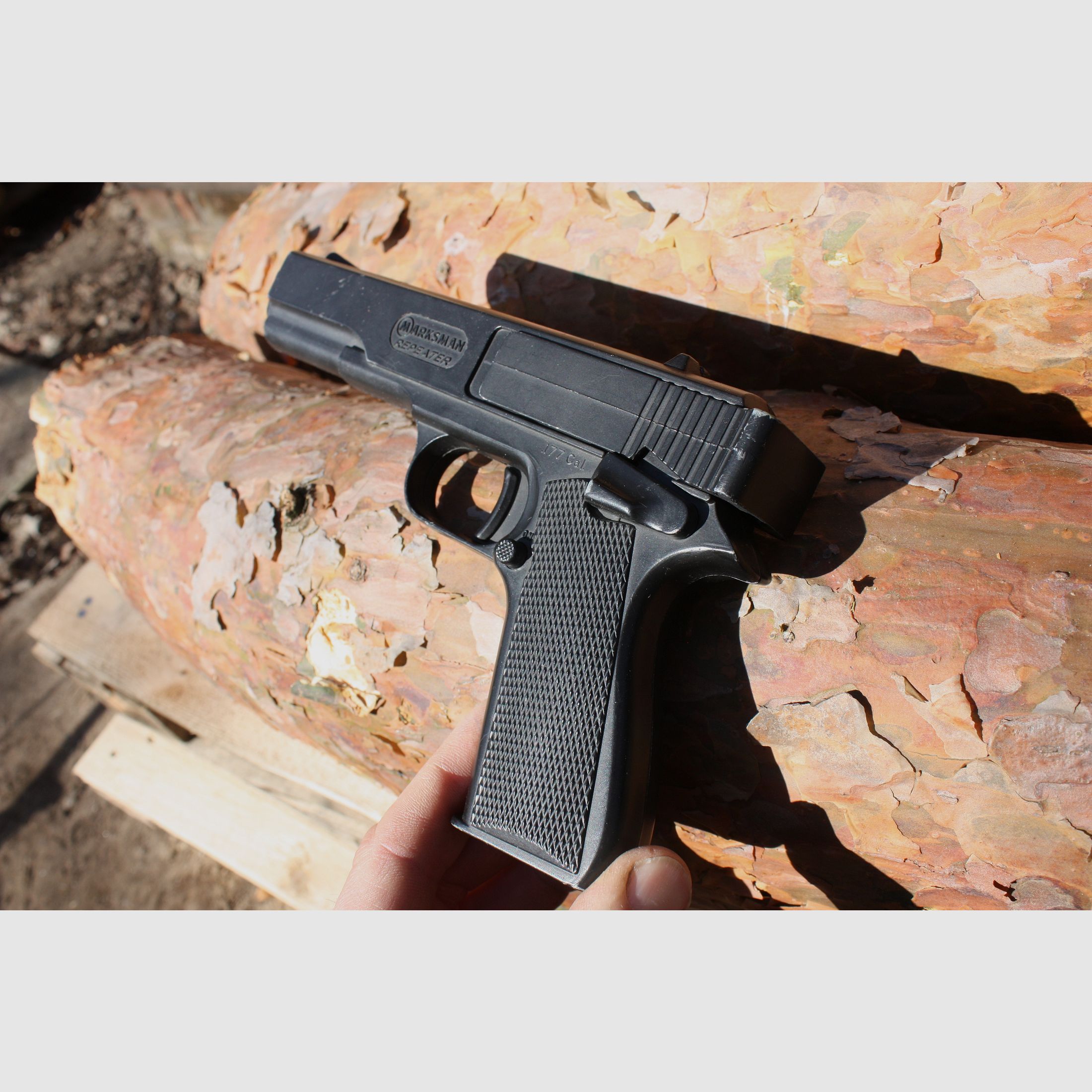 Pistolet à air Vintage Marksman Repeater .177 (4,5 mm) – Los Angeles USA – Bricoleur - ancienne production américaine (années 1960–1970)