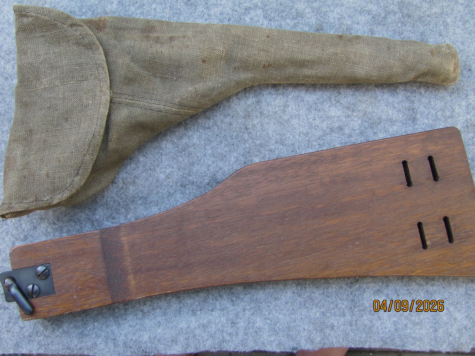 P 08 lang DWM 1917 rote 9 mit Originalzubehör und Stofftasche für Flieger, Zeppelin, Ballon, Panzer A7V, Bild 9 von 10
