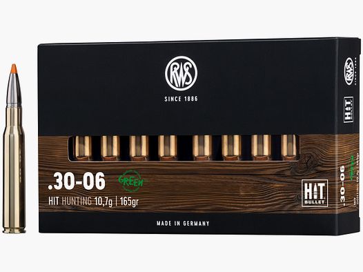 RWS Nabojów karabinowych Hit .30-06 Spr. 165 grains