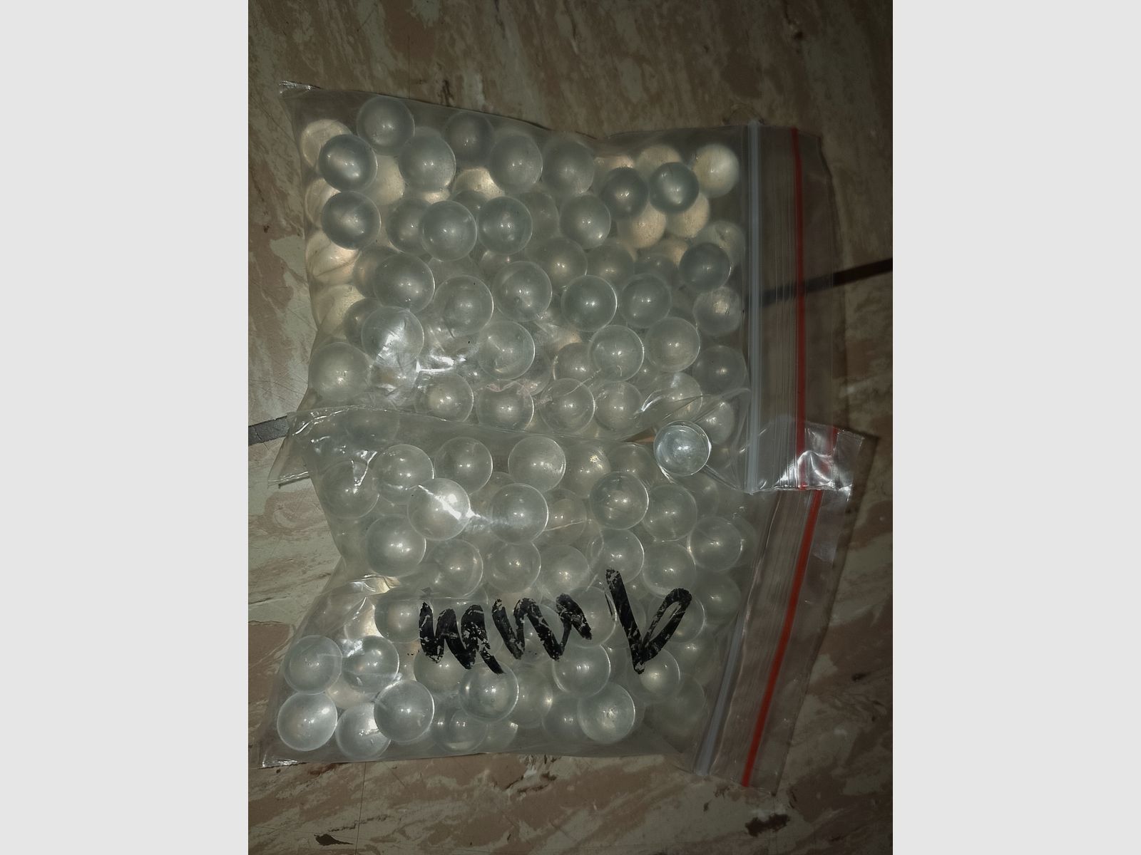 Schleuder 9mm .356  Glaskugeln Kugeln Glas Labor Qualität Luftgewehr Pressluft pcp HP max