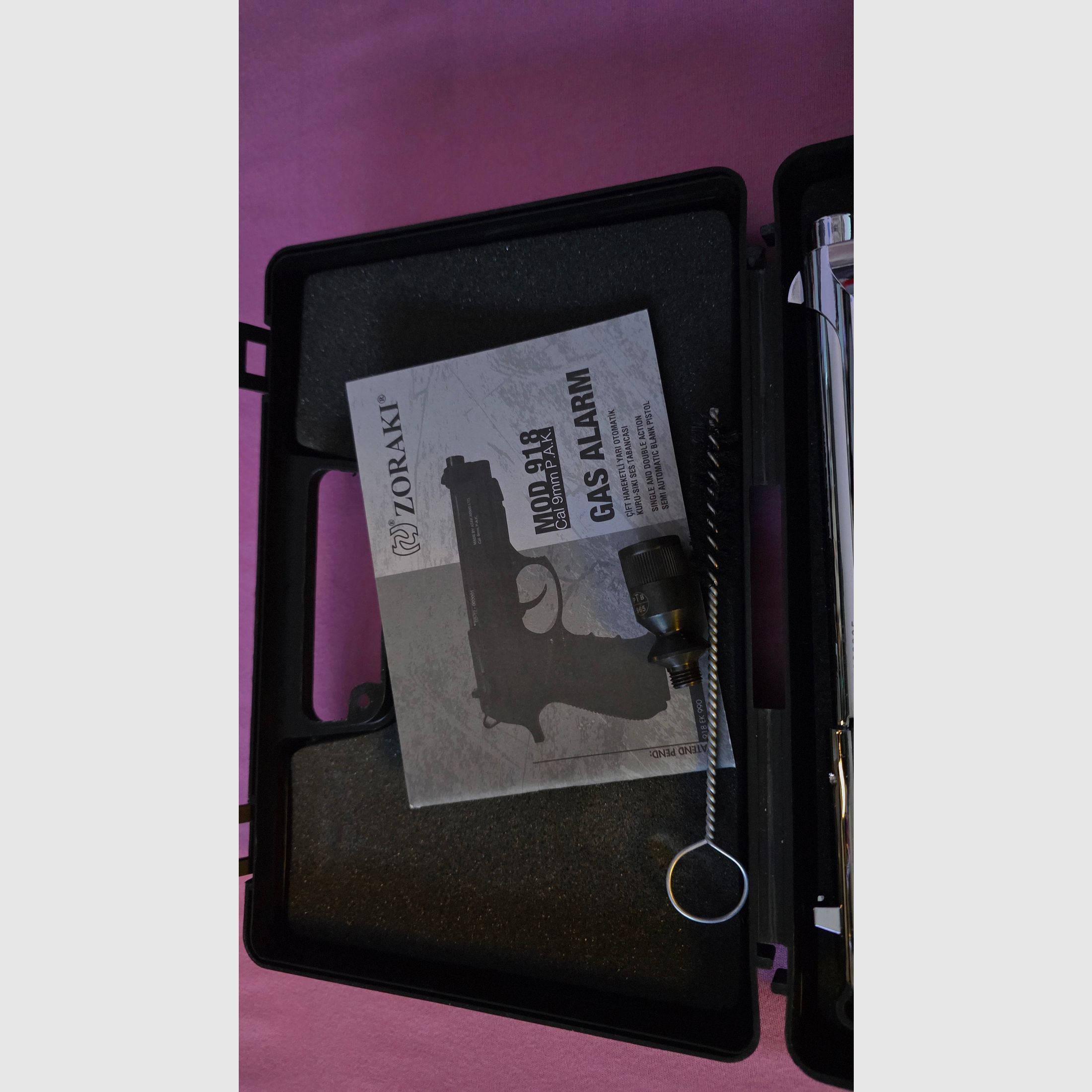 Zoraki 918-P Chrom Schreckschusspistole 9 mm P.A.K.