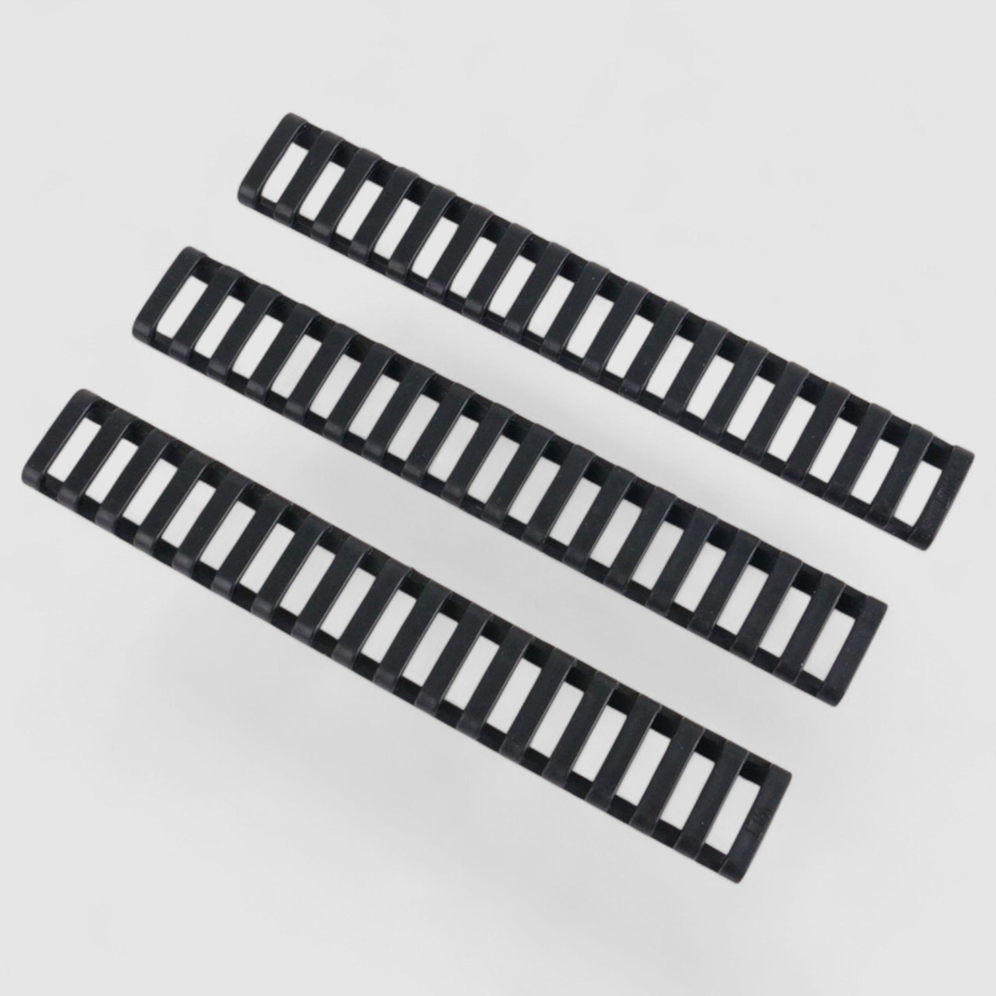 German Tactical Systems Ladder Picatinny Rail Cover 18-Slot – Black/FDE, Bild 4 von 4