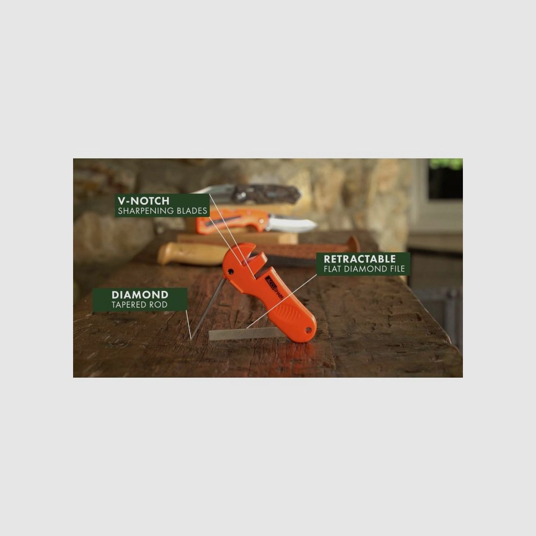 Handmatige Slijper Accusharp 4 in 1, afbeelding 2 van 2
