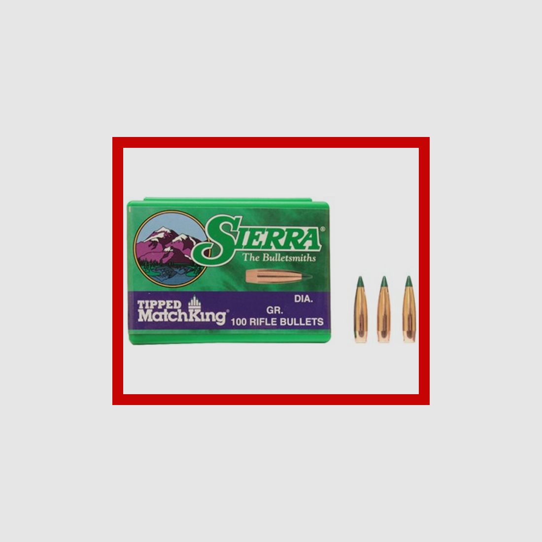 SIERRA PROJECTILES CAL30 155 GR TMK