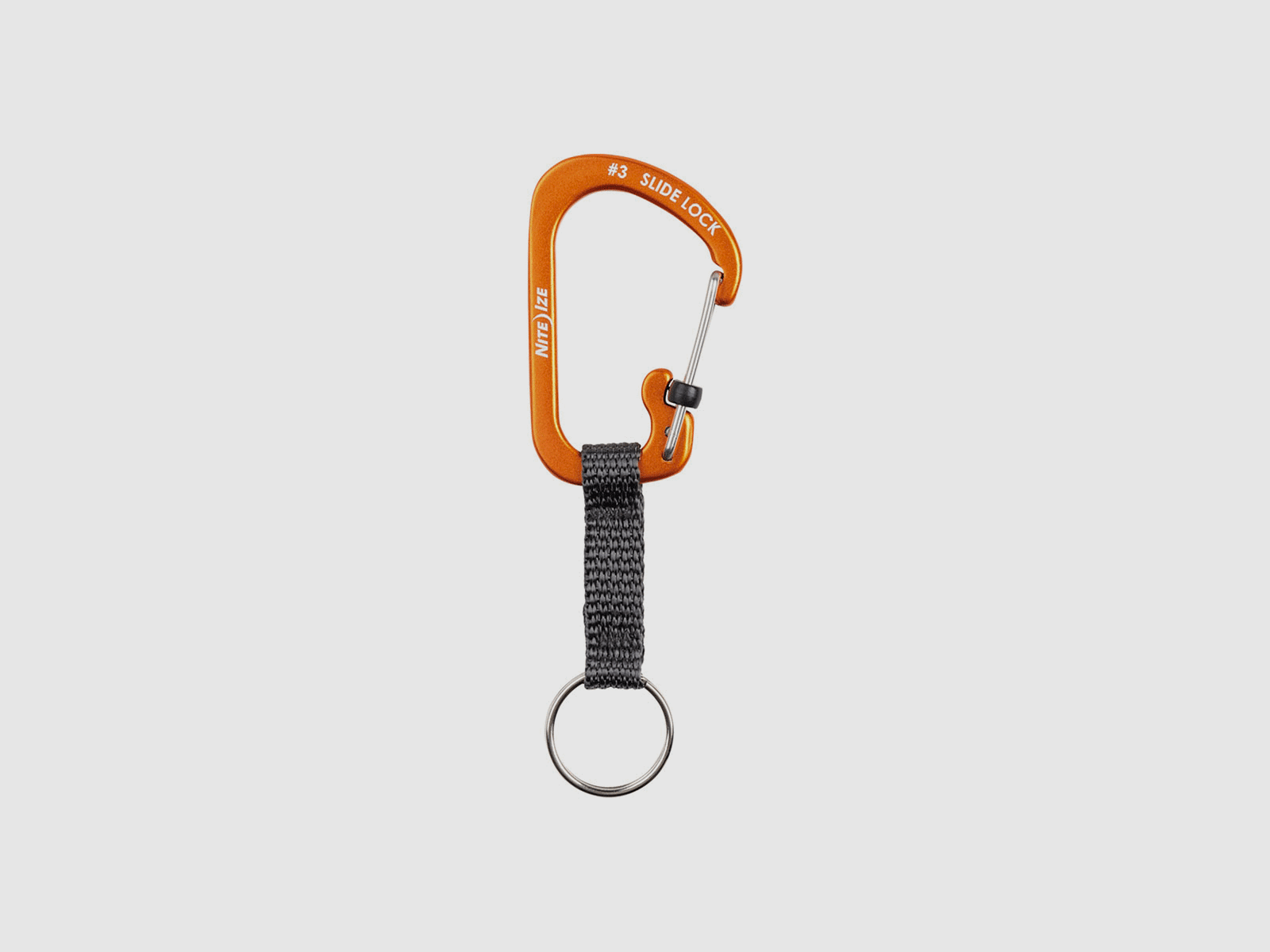 NITEIZE – SLIDELOCK® KEY RING ALUMINUM Orange, image 1 of 2
