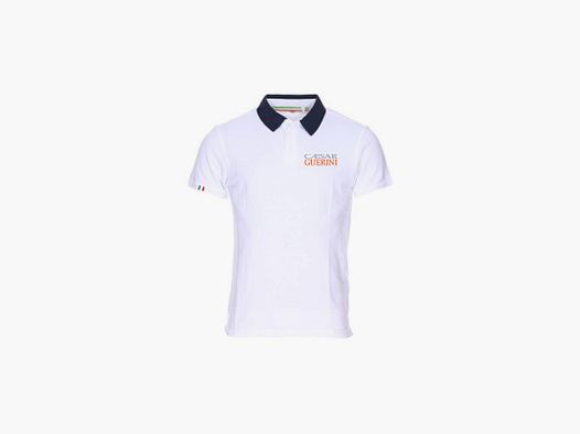 POLO CAESAR GUERINI BLANC MANCHES COURTES TAILLE L