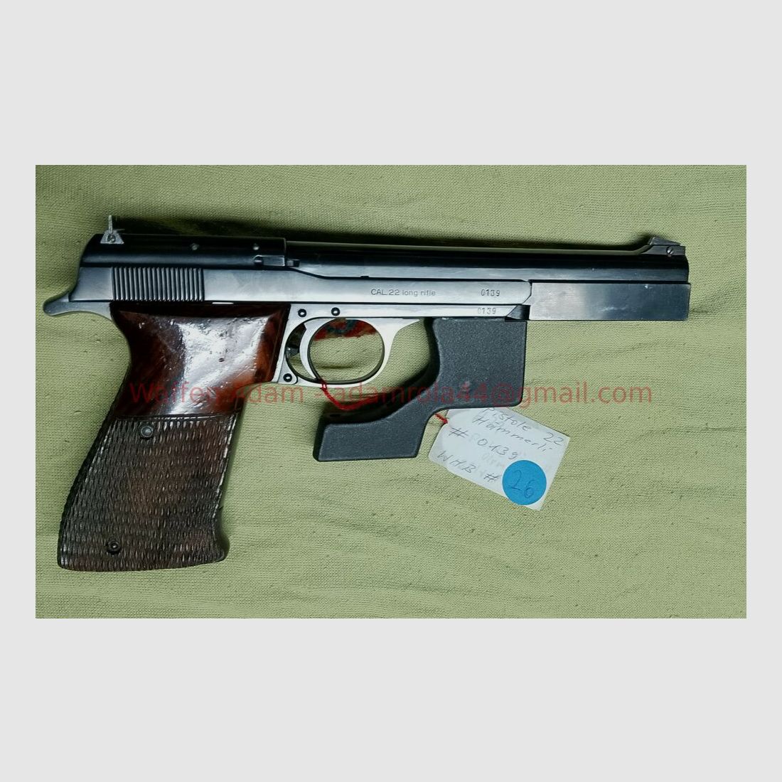 Hämmerli licensed production Walther Olympia pistol, image 2 of 2