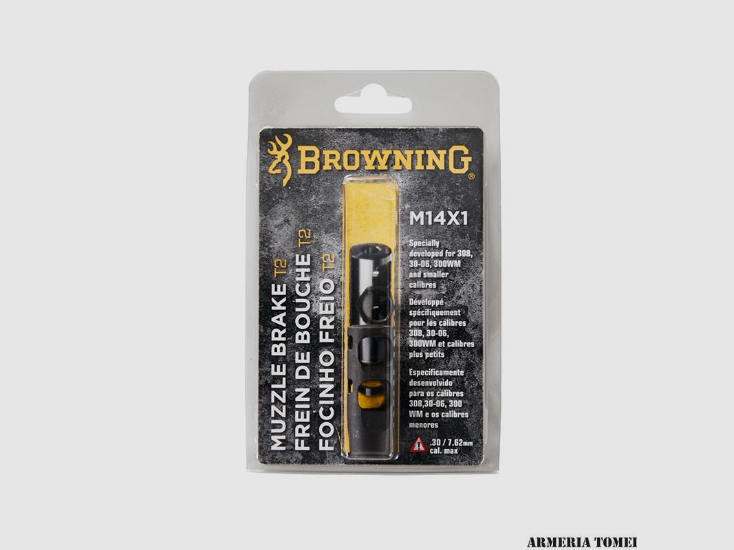 MUNDSTOPFEN – BROWNING – T2 THR M14X1 SCHWARZ Kal. 30/7.62 MAX, Bild 2 von 3