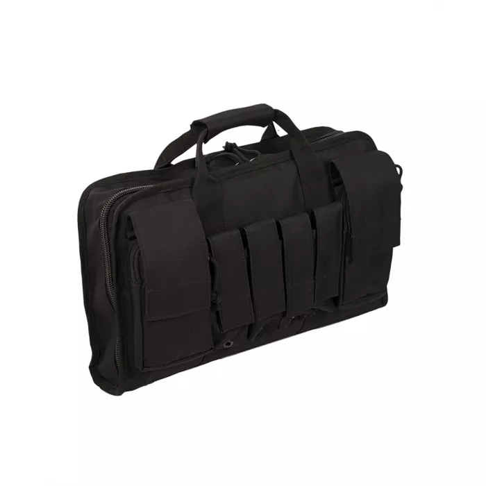 Tactical Pistolentasche / Pistol Case, abschliessbar, Large (40cm), Schwarz