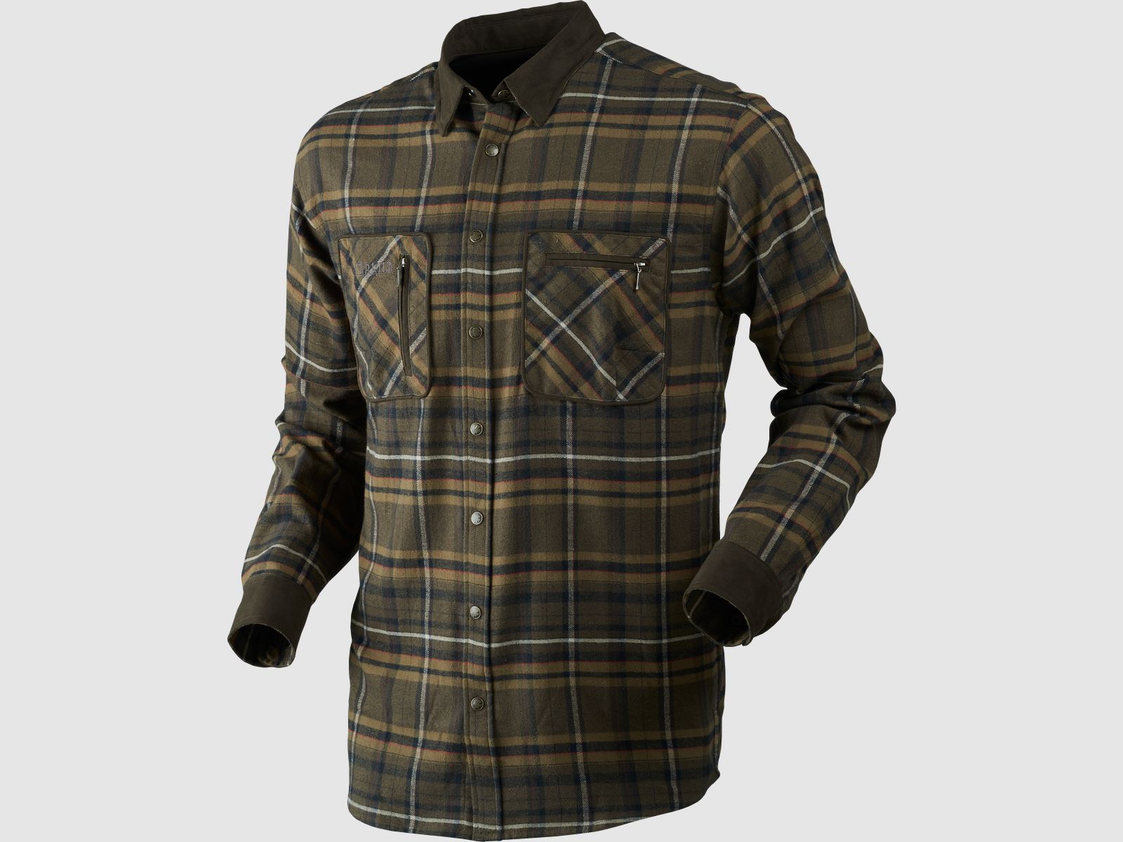 Härkila Hemd Pajala in Willow Green Check