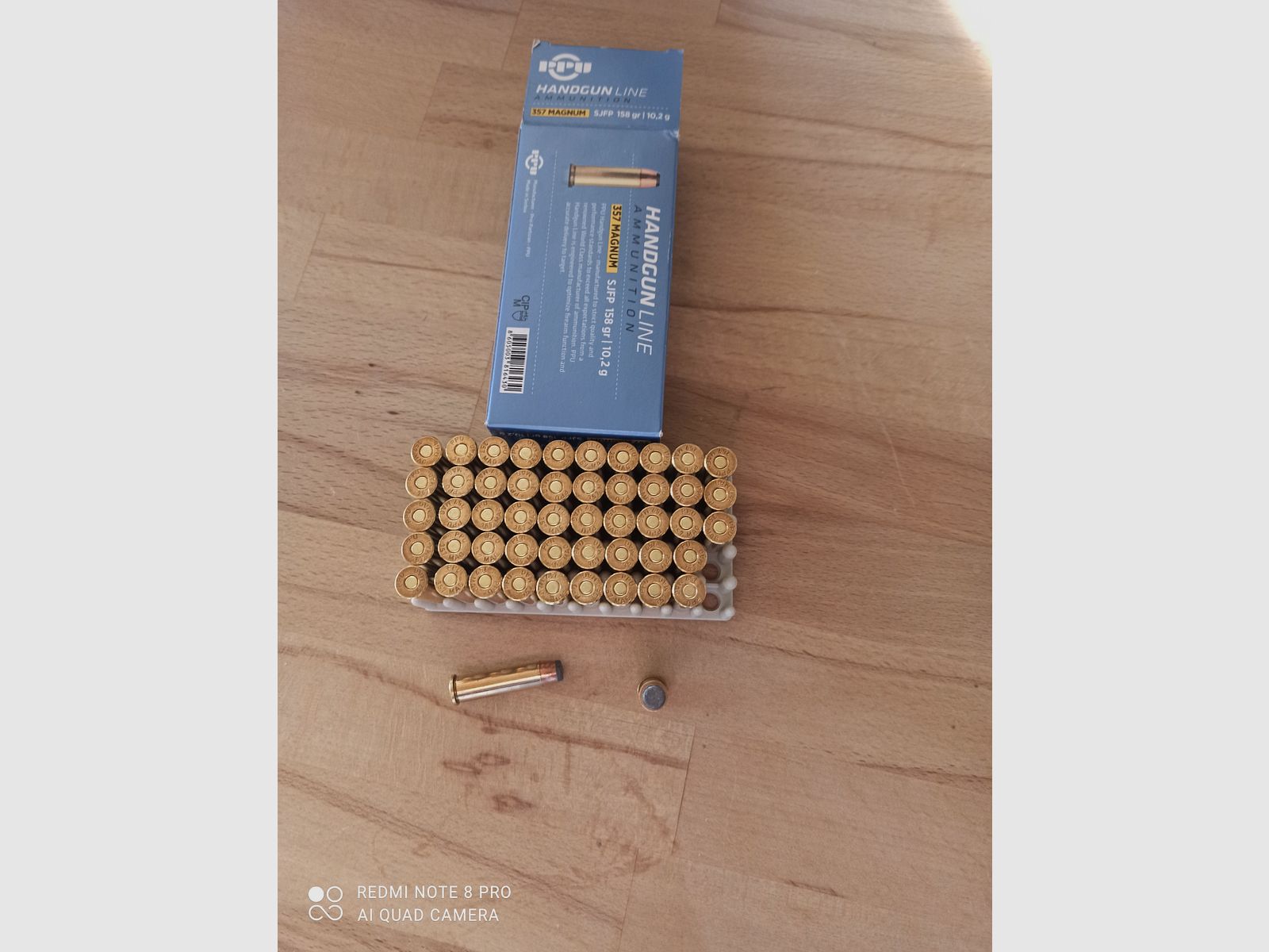 .357 Magnum munitions 950 coups ogive plate plate